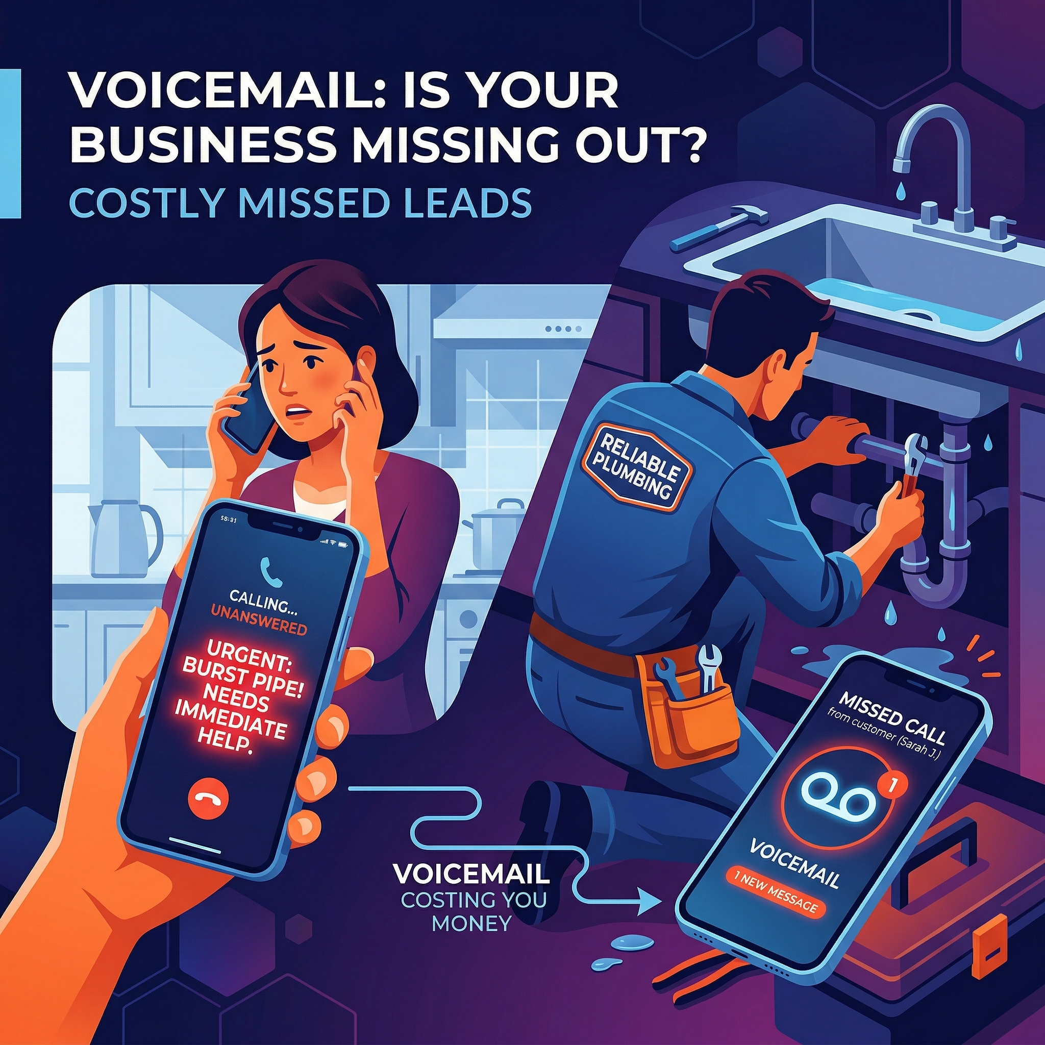The hidden cost of voicemail for plumbing businesses