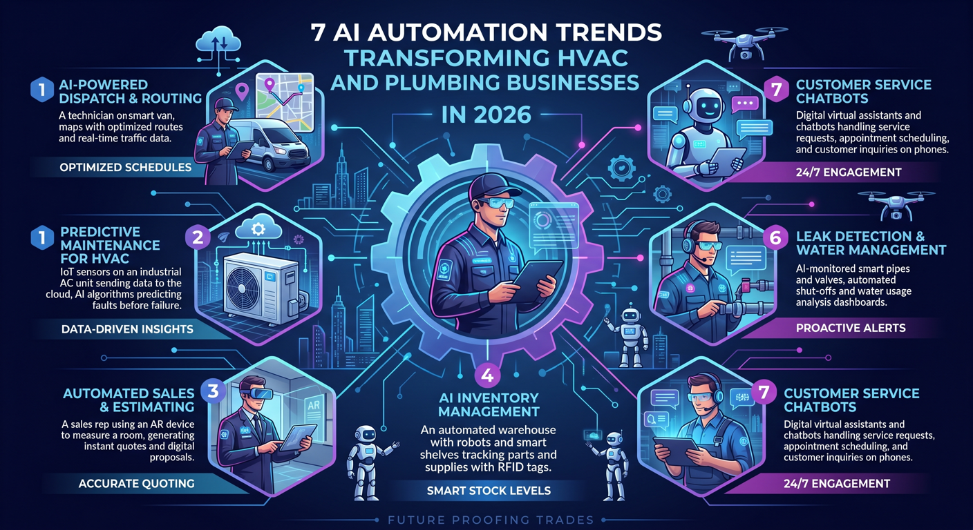 7 AI Automation Trends Transforming HVAC and Plumbing Businesses in 2026